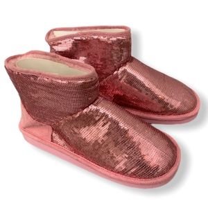 Sequins short booties